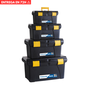 Kit x4 Cajas de Herramientas plásticas VANGUARD