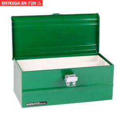 Caja de herramientas de acero 37x18x15cm c/Bandeja