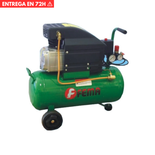 Compresor 2.5HP x25L 220v c/Ruedas FEMA