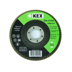 Disco Flap 115 X 22.2 Grano 120 KEX