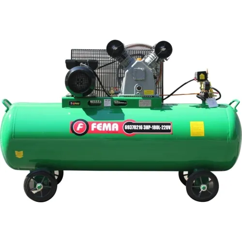 Compresor a Correa MONOFÁSICO 3HPx180Lts 220v FEMA