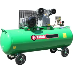 Compresor a Correa 3HPx280Lts 220v Monofásico FEMA