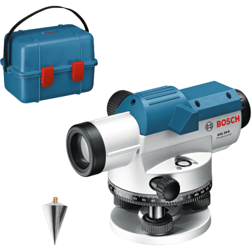 Nivel Óptico GOL 26 D PRO + Plomada + Maletín + Accs BOSCH