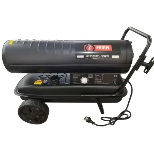 Calefactor c/Turbina de Aire 30 kW - 600 m³ Cobertura FEMA
