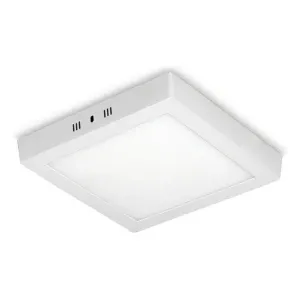 Plafon 18W L/F Cuadrado Blanco 219x32mm JIELI