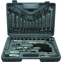 Juego de Herramientas Tubos Encastre 1/4" y 1/2" – 108 Piezas GARDEX