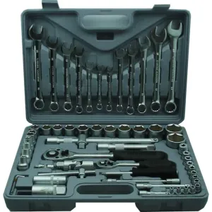 Juego de Herramientas Tubos Encastre 1/4" y 1/2" – 108 Piezas GARDEX