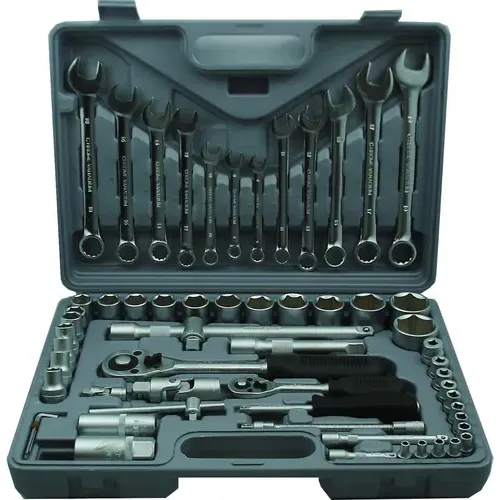 Juego de Herramientas Tubos Encastre 1/4" y 1/2" – 108 Piezas GARDEX