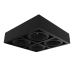 Aplique Plafón BOX Cardánico 4 Luces AR111 Blanco o Negro JIELI