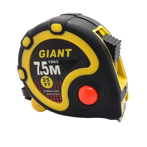 Cinta métrica 7.5m c/goma y freno GIANT