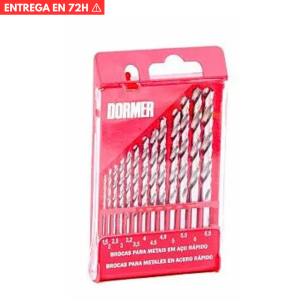 Mecha Acero rápido DORMER Set x10 pz