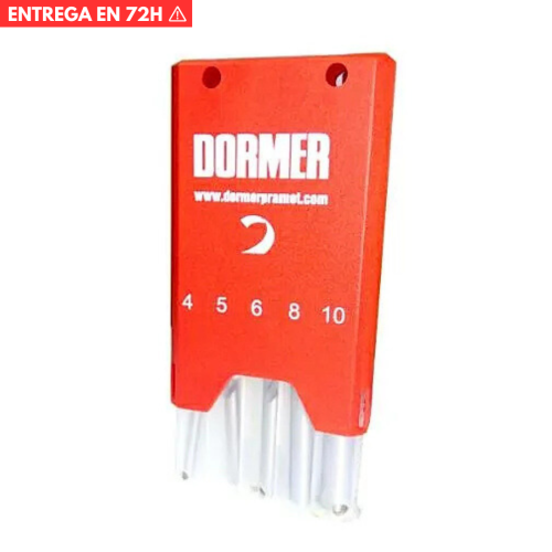 Mecha Acero rápido DORMER Set x5 pz