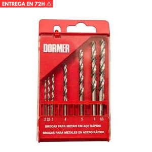 Mecha Acero rápido DORMER Set x7 pz