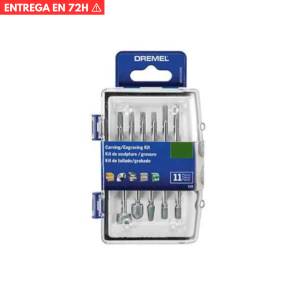 Kit de Accesorios 729 11pz p/Tallado y grabado DREMEL