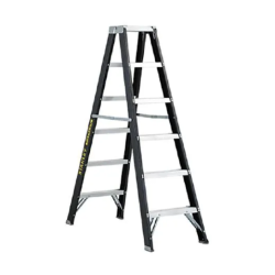 Escalera F/Vidrio Doble Amarilla STANLEY