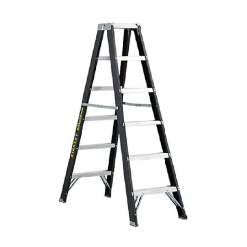 Escalera F/Vidrio Doble Amarilla STANLEY